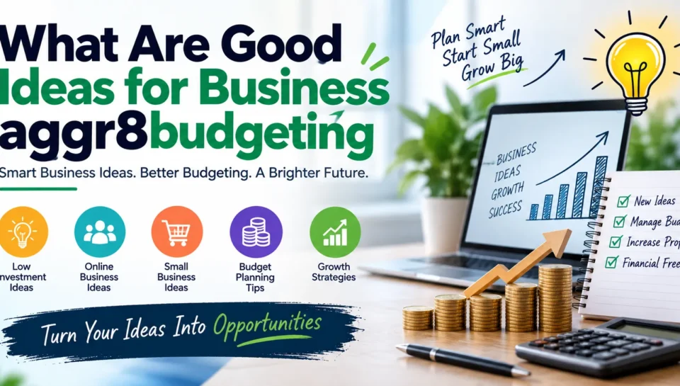 what are good ideas for business aggr8budgeting